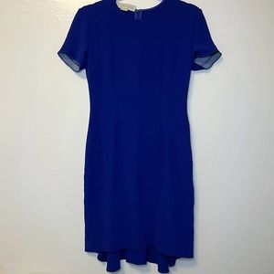 Stella McCartney Cobalt Crepe Sheath Dress